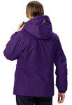 Rdruko Women's Waterproof Ski Snowboard Fleece Jacket Snow Winter Coat Rain Jacket Hooded (Purple, CA M)