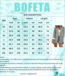 BOFETA Womens Casual Blazers Long Sleeve Lapel Open Front Work Office Jacket with Pockets Dark Grey XL