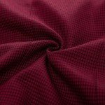 JASAMBAC Work Office Blazers for Women Open Front Long Sleeve Button Down Cardigan Jacket Dressy Business Outfits Wine Red