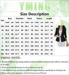 YMING Women's Classic Blazer and Jacket Button Down Blazer Rose XL