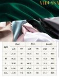 VIDUSSA Womens V Neck Camisole Silk Satin Cami Tank Tops Casual Sleeveless Shirt Blouses Pack 3 Pack Black+Champagne+Khaki L