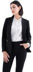 Marycrafts Women's Blazers Blazer Jackets for Women Business Casual Professional 14 Black