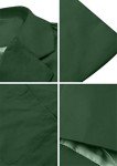 BOFETA Long Sleeve Basic Blazers for Women Fashion Open Front Slim Blazer Dark Green L
