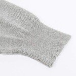 GRACE KARIN Women Classic Open Front Soft Drape Long Cardigan with Pockets (L,Light Grey)