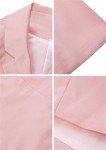 GRASWE Women's Open Front Blazers Fit Vintage Loose Suit Work Office Blazer Fall Blazer with Pocket Pk M Pink