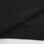 GRACE KARIN Women's Open Front Blazer Cropped Bolero Sweater Knit Cardigan Shrug Black XXXL