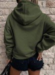 SHEWIN Womens Hoodie Pullover Long Sleeve Solid Fleece Fashion Hoodies Sweatshirts Cozy Lightweight Fall Oversized Sweatshirt for Teen Girls,US 16-18(XL),Army Green