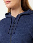 Amazon Essentials Women's French Terry Fleece Full-Zip Hoodie (Available in Plus Size), Navy Heather, Medium