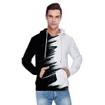 Kinberr Women Graffiti Fleece Hoodies Casual Fashion Pullovers Novelty Long Sleeve Hooded Sweatshirts for Snow