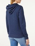 Amazon Essentials Women's French Terry Fleece Full-Zip Hoodie (Available in Plus Size), Navy Heather, Medium