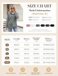 BBO Hoodies for Women Fleece Oversized Sweatshirt Casual Long Sleeve Y2k Hoodie Button V Neck Pullover Hoodie Fall Clothes Tops Grey