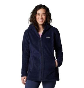 Columbia Women's Benton Springs II Long Hoodie, Dark Nocturnal, X-Large