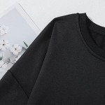 ALAPUSA Nope Not Today Shirt Women| Women's Cute Long Sleeve Shirt | Classic Graphic Sweatshirt Black M