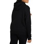 Champion Women's Hoodie, Powerblend, Fleece, Comfortable Hoodie Sweatshirt for Women (Plus, Black Script, 3X