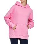 THE GYM PEOPLE Women's Oversized Hoodie Loose fit Soft Fleece Pullover Hooded Sweatshirt with Pockets Pink