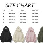 Lynkiss Women's Oversized Hoodies Long Sleeve Solid Heavy Pullover Tops Loose Sweatshirt with Pocket,Black,Medium