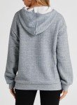 SHEWIN Oversized Sweatshirt for Women Loose fit Casual Long Sleeve Waffle Hoodies Pullover Sweatshirts Soft Trendy Fall Outfit for Women 2024,US 18-20(2XL),Grey