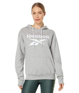 Reebok,Womens,RI BL Fleece Hoodie,medium grey heather,Small