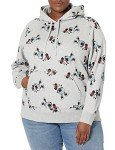 Amazon Essentials Disney | Marvel | Star Wars | Princess Women's Fleece Pullover Hoodie Sweatshirts (Available in Plus Size), Minnie Icons, Small