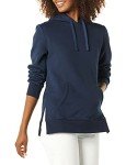Amazon Essentials Women's French Terry Hooded Tunic Sweatshirt, Navy, X-Large