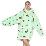 Wenlia Oversized Hoodie Sweatshirt for Women, Super Warm Wearable Blanket Hoodie for Adults