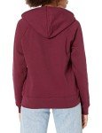 GAP Women's Logo Hoodie Hooded Full Zip Sweatshirt, Ruby Wine, Small