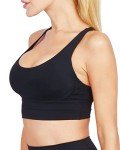 Grace Form Sports Bra for Women, Strappy Padded Medium Support Yoga Bra Workout Bra for Women