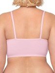 Fruit of the Loom Women's Spaghetti Strap Cotton Pullover Sports Bra Value Pack, Sand/White/Heather Grey/Black/Blushing Rose/Charcoal, 38