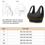 Vinfact 3 Pack Sports Bras for Women Wireless Bra with Removable Pads Yoga Bra Support for Workout A-Black,Grey,Purple L