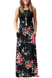MOLERANI Women's Floral Maxi Dress with Pockets