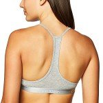 Calvin Klein Women's Motive Cotton Lightly Lined Bralette, Grey Heather, X-Large