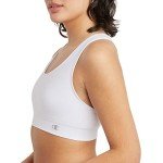 Champion Women's Freedom Seamless Racerback Sports Bra, White, Medium