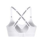 Under Armour Womens Infinity High Impact Sports Bra, (100) White / / Black, (Large) A/C