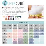 Evercute Cross Back Sport Bras Padded Strappy Criss Cross Cropped Bras for Yoga Workout Fitness Low Impact, ⑥black White Blue Green Pink 5 Pack, X-Large