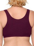 Fruit of the Loom Women's Built Up Tank Style Sports Bra, Black/Heather Grey/Olive/Purple/Lilac/Dusk, 38