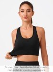 haibibee Sports Bras for Women, Wireless Workout Bras with Removable Padded, Yoga Bras Support for Fitness