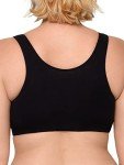 Fruit of the Loom Women's Built Up Tank Style Sports Bra, White/Sand/Black, 36