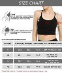 Holure Women Padded Sports Bra Fitness Workout Running Shirts Yoga Tank Top Green M