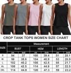 Pylnily 3 Pack Crop Tank Tops for Women Sleeveless Shirts Athletic Yoga Gym Workout Tops Casual Basic Crop Tops (Black/White/ArmyGreen-2XL)