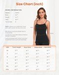 MOSCOAL Thermal Tank Top for Women Sleeveless Fleece Lined Top Thermal Undershirt Warm Camisoles Winter Vest Adjustable Straps Black Medium