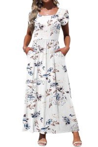 MOLERANI Floral Maxi Dress with Tulip Sleeves