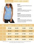 Koscacy Womens Workout Tank Tops,Polo Golf Tennis Shirt Sleeveless Quick-Drying Activewear Colourful Performance Stretch Athletic A-Line Hem Tank Tops Light Blue Large