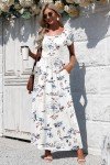 MOLERANI Floral Maxi Dress with Tulip Sleeves