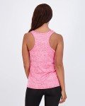 Real Essentials 5-Pack Women's Racerback Tank Top Dry-Fit Athletic Performance Yoga Activewear (Available in Plus Size), Set 7, Large