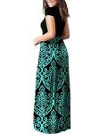 AUSELILY Women's Casual Maxi Summer Dress with Pockets