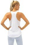 icyzone Women's Racerback Workout Tank Tops - Athletic Yoga Tops, Running Exercise Gym Shirts (Pack of 3) (Medium, Black/Gray/White)
