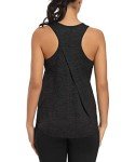 HLXFHB Workout Tank Tops for Women Gym Exercise Athletic Yoga Tops Racerback Sports Shirts Black