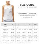 icyzone Women's Racerback Workout Tank Tops - Athletic Yoga Tops, Running Exercise Gym Shirts (Pack of 3) (Medium, Black/Gray/White)