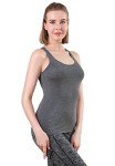 ROSYLINE Racerback Tank Tops for Women Workout Yoga Tanks Cami with Scoop Neck Activewear Undershirts 3-4 Pack Black Grey White Wine Red L