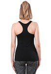 ROSYLINE Racerback Tank Tops for Women Workout Yoga Tanks Cami with Scoop Neck Activewear Undershirts 3-4 Pack Black Grey White Wine Red L